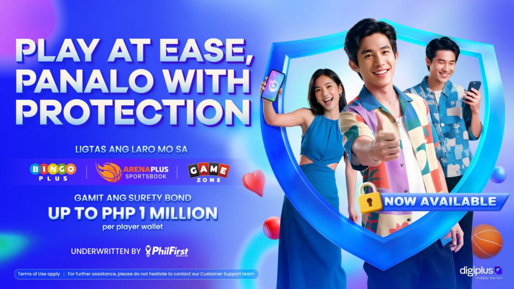 DigiPlus strengthens player protection with surety bond for BingoPlus, ArenaPlus, and GameZone